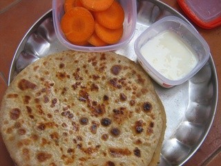Channa paratha / whole brown channa stuffed paratha /stuffed paratha/ lunch box recipes
