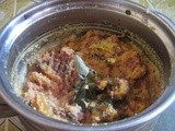 Cheera avial / red spinach avial