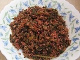 Cheera thoran / spinach stir fry / cheera upperi