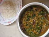 Chettinad kathirikkai malli pachadi / chettinad brinjal coriander leaves curry