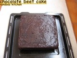 Chocolate beetroot cake