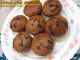 Chocolate chip muffins / choco chip muffins