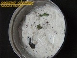 Coconut chutney / Coconut chutney for idly or dosa