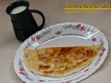 Corn carrot and cheese dosa / cheese dosa