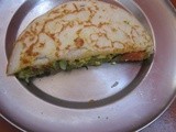 Dosa sandwich / Double decker dosa sandwich