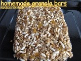 Homemade granola bars