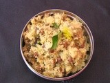 Kadala pachakaya kootu curry / channa raw banana kootu curry / chickpea plantain kootu curry