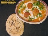 Malai kofta / Fried cottage cheese in a creamy gravy / step by step pics