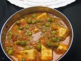 Matar paneer / Mattar paneer recipe / How to make matter paneer