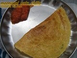 Moongdal oats chilla / besan oats pancakes / cheruparippu oats dosa