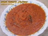 Onion tomato chutney/ red chutney