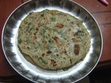 Palak paratha / Palak chapathi