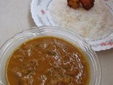 Pavakkai Pitlai / Bitter gourd in tamarind gravy