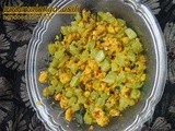 Podalanga parippu usili / padavalanga usili / snakegourd dal stir fry