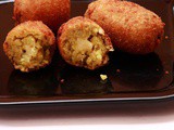 Poha croquettes / Poha potato cheese croquettes - Easy snack recipe