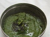 Pudina chutney (without coconut) / mint chutney (without coconut) / side dish for idly/ dosa
