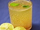 Shikanji or Shikanjvi recipe - how to make shikanji - nimbu pani recipe - Indian lemonade