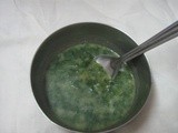 Spinach potato soup