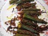 Stuffed lady's finger / bharwan bhindi / vendakka masala nirachathu
