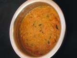 Thakkali curry (with coconut milk)