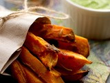 Roasted Sweet Potatоes with Fresh Green Pesto