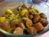 Microwave Curried Sausages