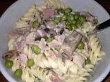 Pasta with Creamy Bacon Sauce