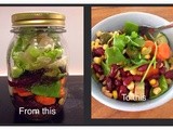 Salad in a jar