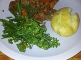 Savoury Mince with Smashed Potato and Broccolini