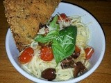 Spaghetti with Squashed Tomatoes