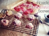 Roasted Strawberry Scones