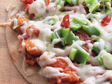 Pizza Paratha Recipe - Flatbread Pizza - Stovetop Pizza - No Yeast & No Oven Pizza