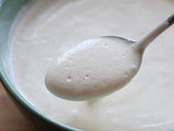 Vegan Cashew Yogurt Recipe - How To Make Cashew Curd Without Probiotic Capsules