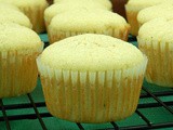 Cardamom Flavored Fluffy and Moist Coconut Cupcakes