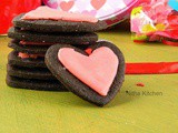 Egg Free Valentines Chocolate Sugar Cookies with Royal Icing | Heart Shaped Sugar Cookies | Valentines Special Recipe