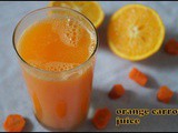 Orange carrot juice/summer coolers