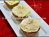 Eggless Pina colada Cupcakes–Eggless Pineapple Cupcakes