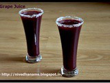 Grape Juice–Summer Recipes