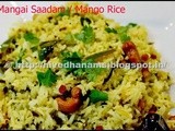 Mangai Saadam / Raw Mango Rice