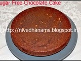 Sugar Free Chocolate Cake (w sugar substitute)