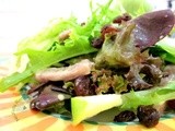 Pork Salad with Apple and Raisin