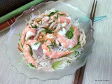 Prawn and chicken vermicelli salad