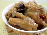 Slow Cooker Braised Chicken and Feet
