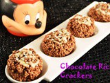 Crunchiest Chocolate Rice Crackers- a perfect treat for the kids