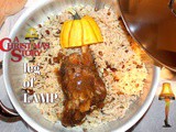~Holiday movie inspired: Braised “Leg of Lamb (lamp)”.. with Lentil Rice! – by Lagostina