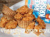 ~Waffle Battered Krispie Chicken Nuggets