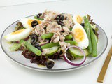 Smoked mackerel salad