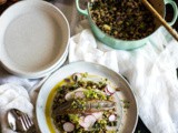Beans salad with cous-cous & smoked trout | Recipe to be revealed at the my cookbook