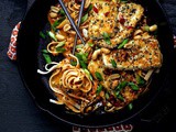 Easy Vegan Fire Noodles with Crispy Tofu Recipe