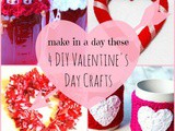 4 diy Valentine’s Day Crafts